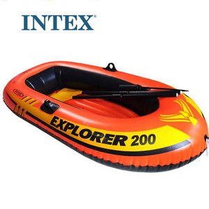 Instock Wholesale INTEX 58331 EXPLORE 200 BOAT SET 2 person pvc kayak rowing boat inflatable fishing boat