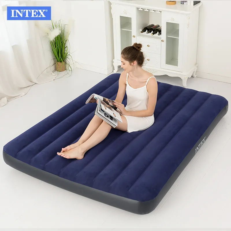 High quality Intex 64757 DURA-BEAM Series Classic Airbed High Quality Twin Queen size Air Mattress