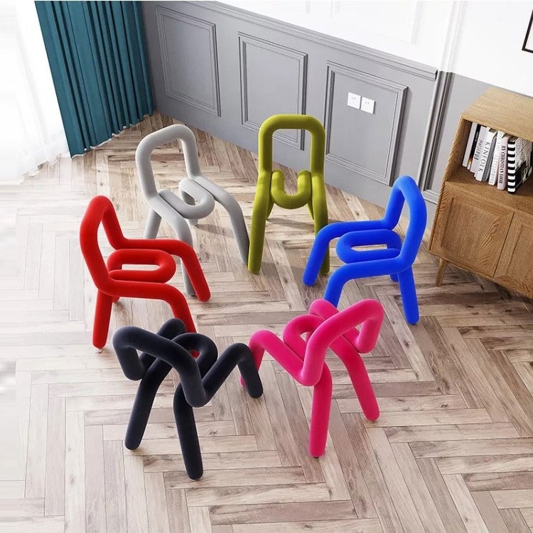 2024 New Luxury Leisure Waiting Room Bold Chairs Modern Design Mall Hall Dinning Living Room Office Hotel Lounge Chair For Sale