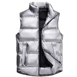 New Customization Men's Down Vest Jacket Wholesale Of New Products  Hot Sale Men's Sleeveless Jackets Puffer Vests