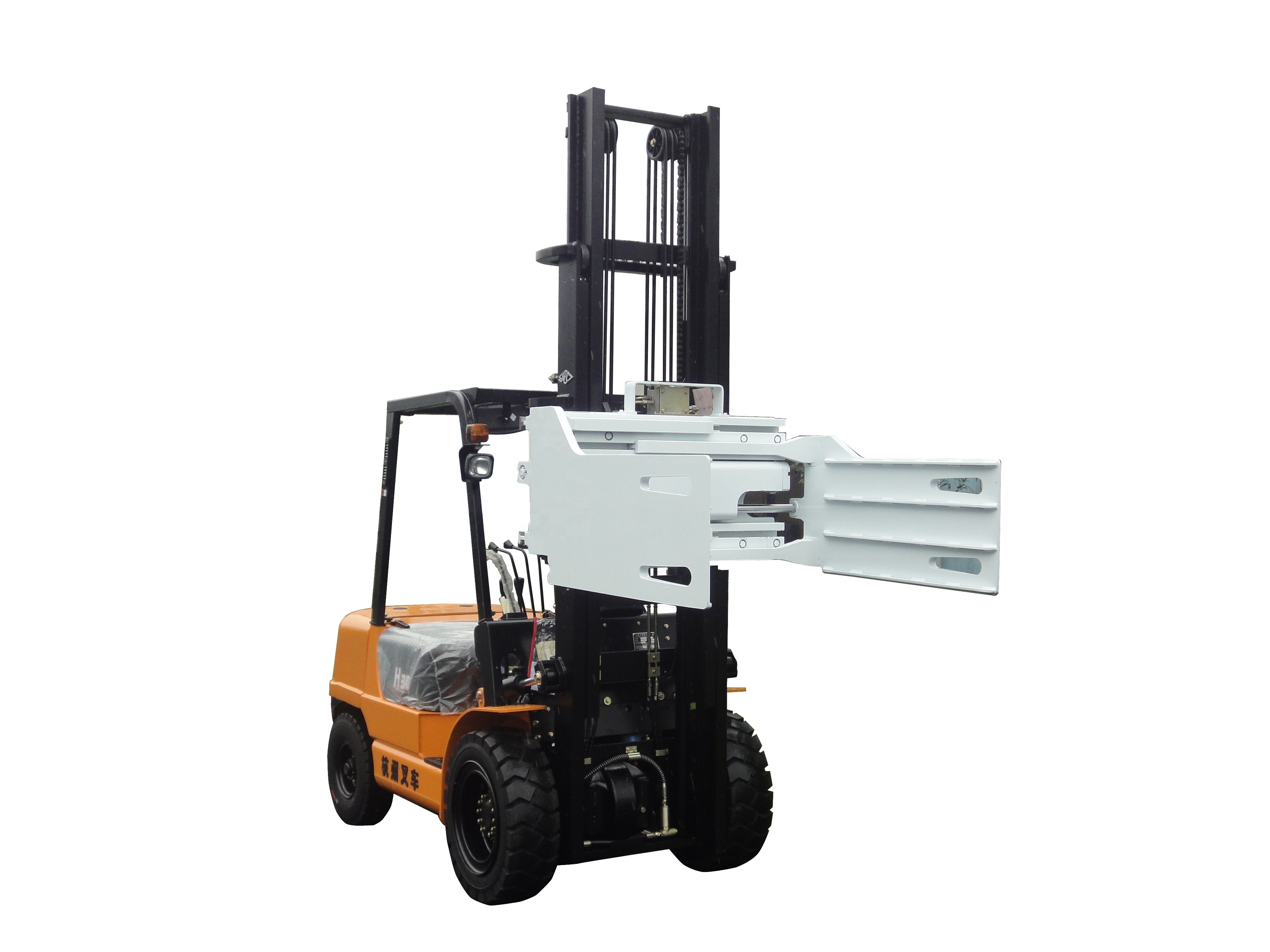 forklift attachment paper roll clamp, bale clamp, brick clamp and drum clamp