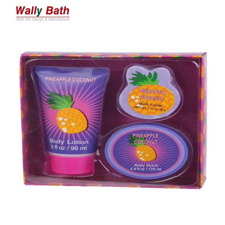 Wholesale Body Lotion Exfoliating Body Scrub Bath Spa Gift Set for home spa works and body care