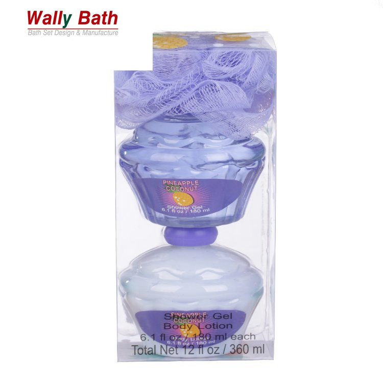 Wholesale Body Lotion Exfoliating Body Scrub Bath Spa Gift Set for home spa works and body care