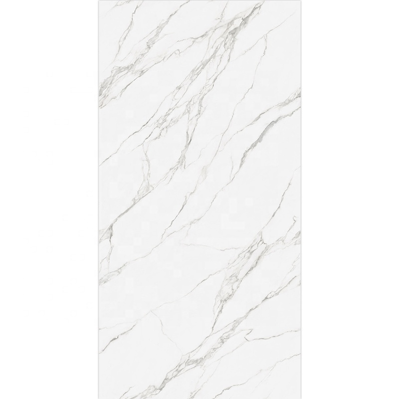 sintered stone wall panel, polished glazed marble look slab wall tiles, floor tiles