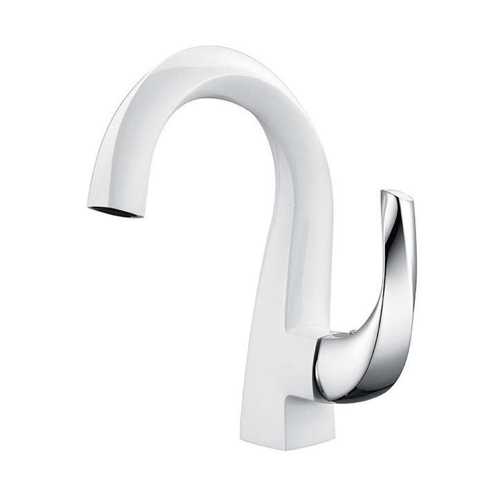 Single Handle Salon Sink Faucet Stainless Steel Wash Faucet