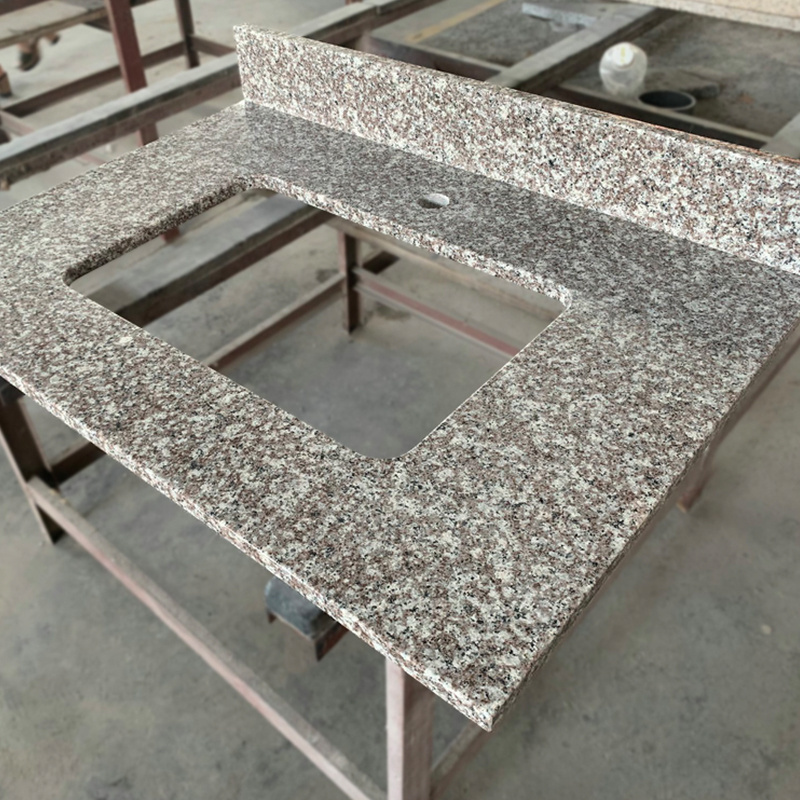 Cheap Commercial Granite Countertop Polished Granite Bath Vanity Top