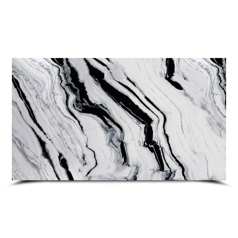 Hot Sale Panda White Natural Marble Slabs for Countertops Floor Stair Steps Wall Design