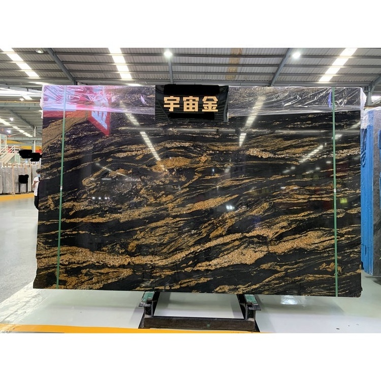 Magma black gold granite price for wall floor tiles and countertops