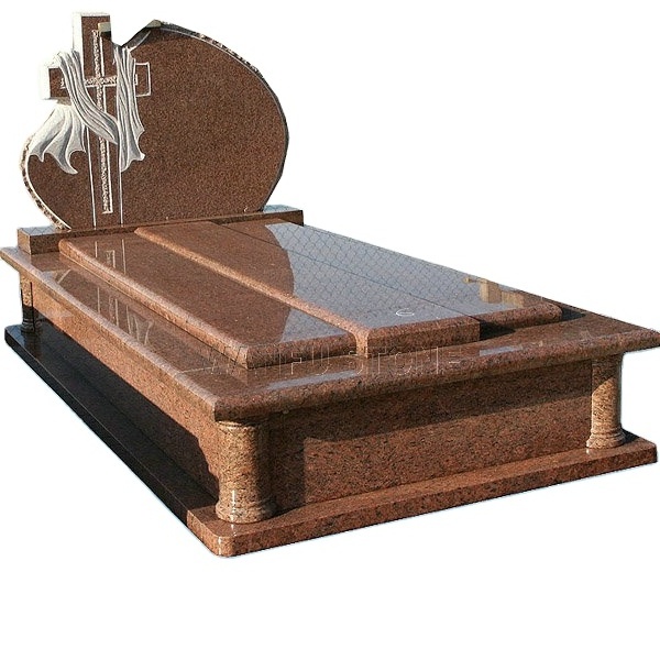 Black Funeral Grave Stone Marble Tombstone