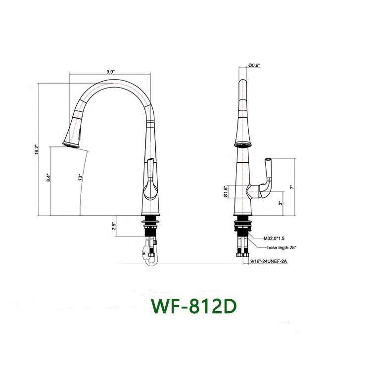 pull-out spray kitchen faucet,  stainless steel faucet for kitchen,  faucet