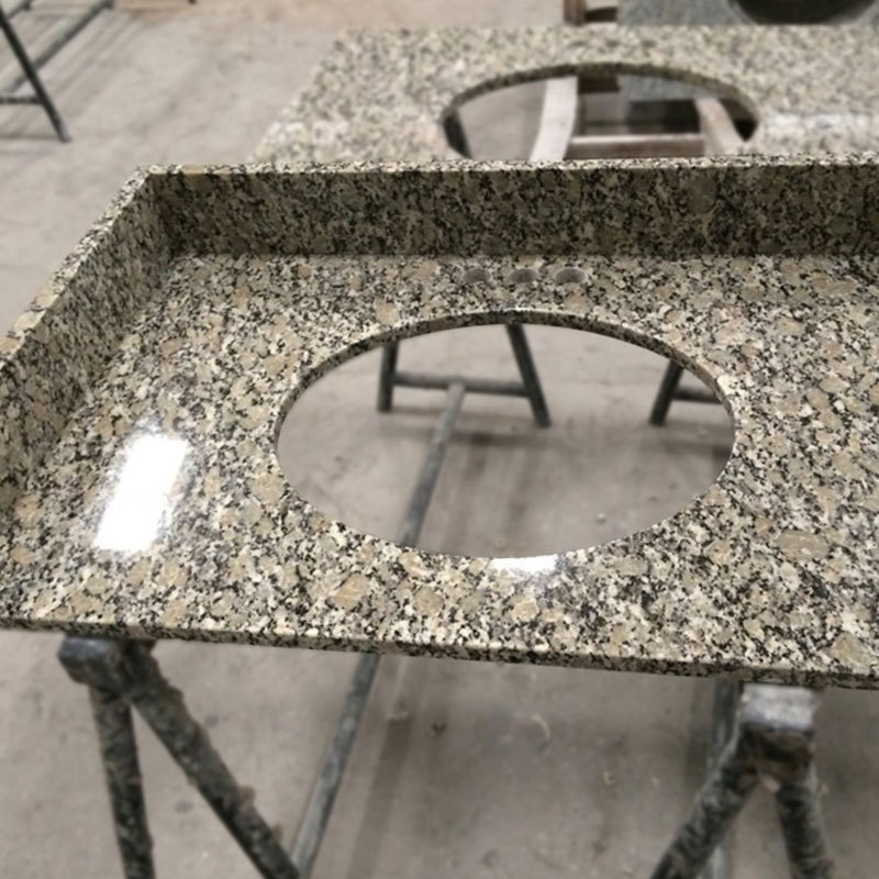 China Giallo Fiorito Granite Bathroom Vanity