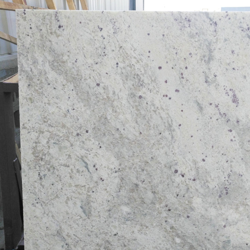 Wholesale Moon White Granite Slabs Polished Surface Granite Half Slab