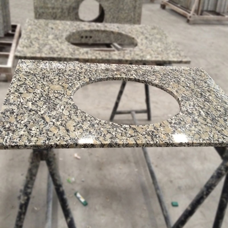 China Giallo Fiorito Granite Bathroom Vanity