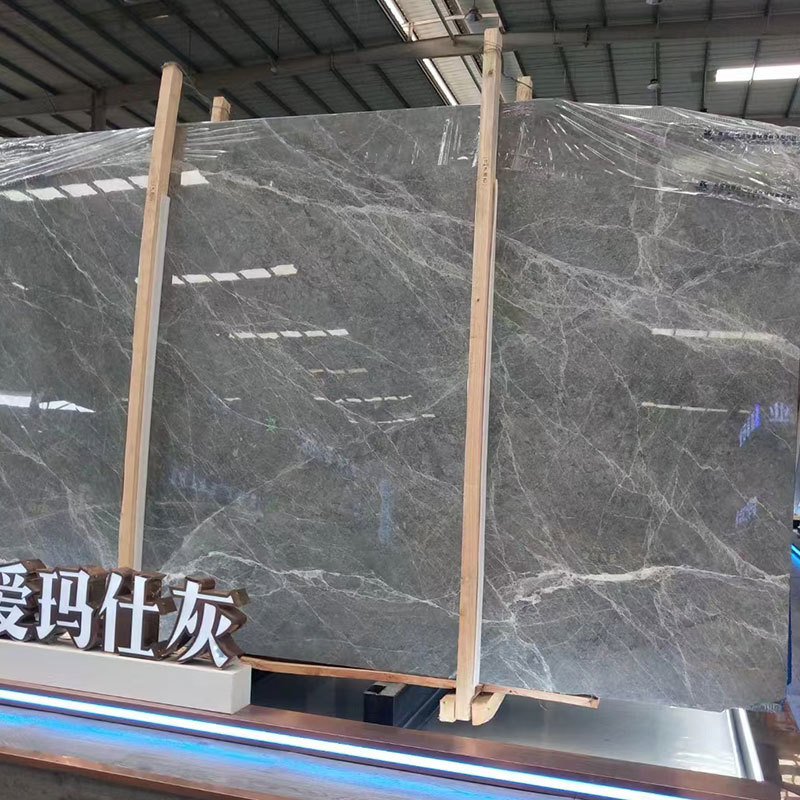 Residential Projects Marble Slab Hermes Grey Marble Slab