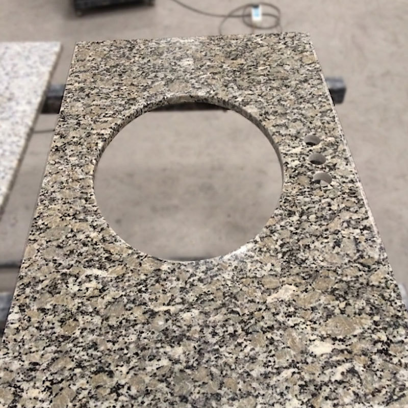 Bathroom Vanity Top Granite China Giallo Fiorito Natural Granite Vanity