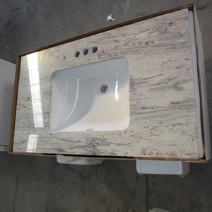 River White Natural Granite Stone Box Vanity Tops Countertops