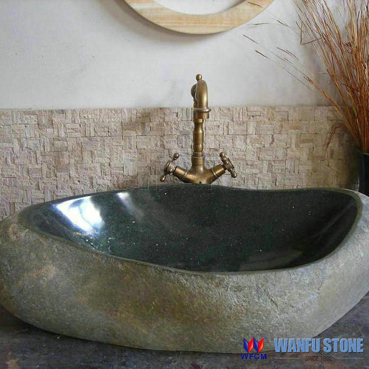 natural marble granite art bathroom wash stone  basin