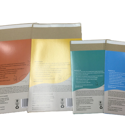 Custom paper mailer envelope self seal mailer packaging envelope paper envelope packing for laundry tablets