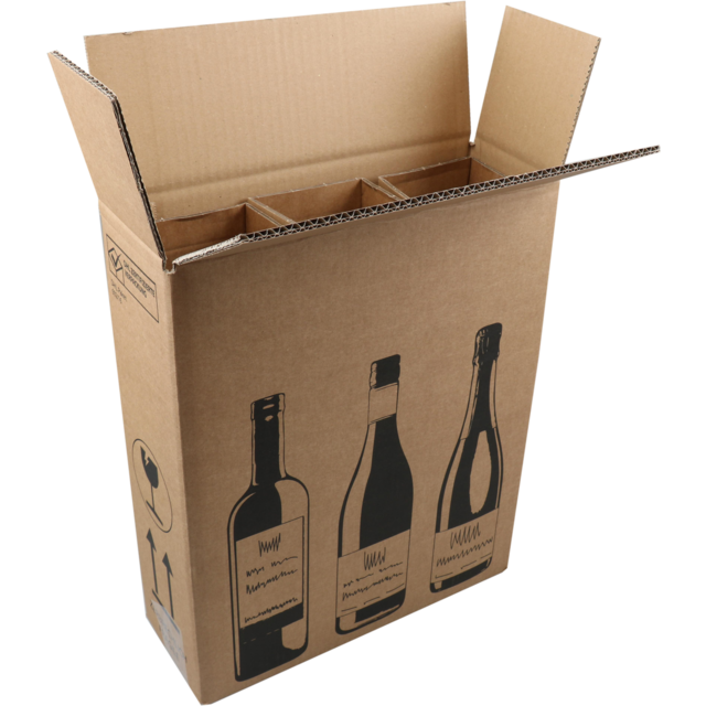 Custom High Quality  Beverage Beer Box 12 Bottle Cardboard Wine Dividers Box Wine Packaging Bottle Boxes with Insert