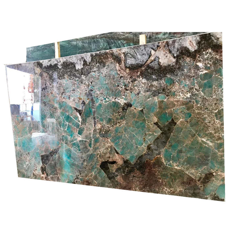 Beautiful Amazonite Granite Slab for countertop design