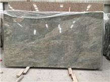 Chinese cheapest sea wave green granite Ocean Green prefab kitchen countertop, bathroom vanity top