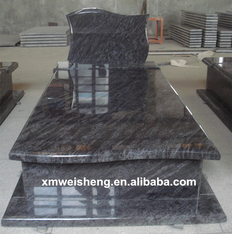 Best child pet grey black white marble granite guitar headstone for sales