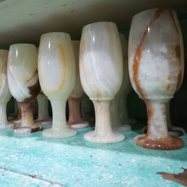 China white onyx cup marble coffee cup natural marble cup holder marble vases