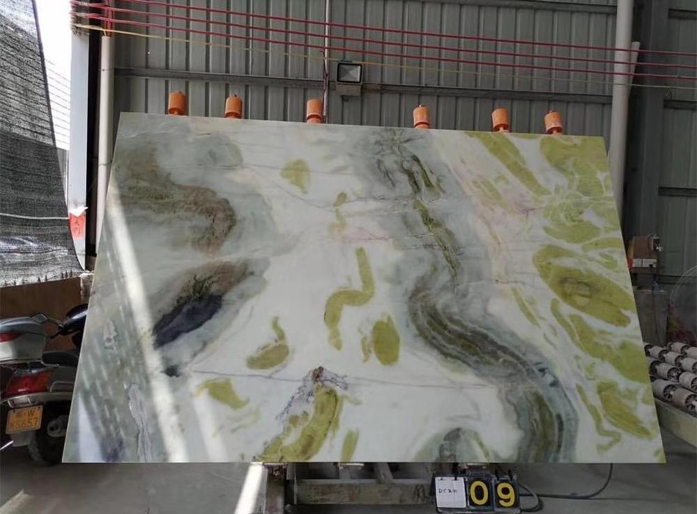 China light green marble 2cm slabs floor 60x60 60x30 prices