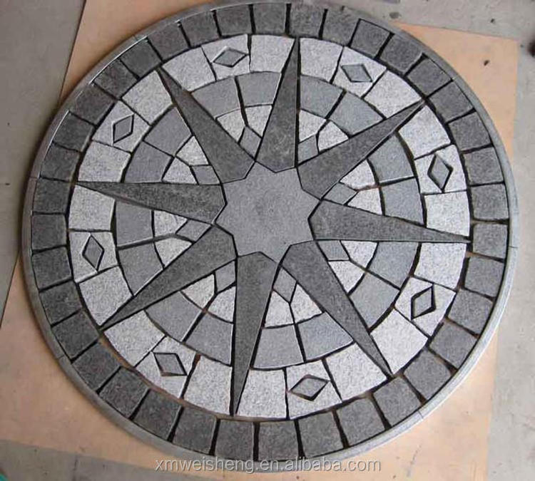 Factory granite curved paving stone outdoor driveway customized price