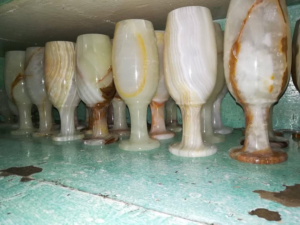 China white onyx cup marble coffee cup natural marble cup holder marble vases