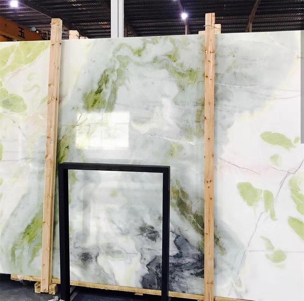 China light green marble 2cm slabs floor 60x60 60x30 prices