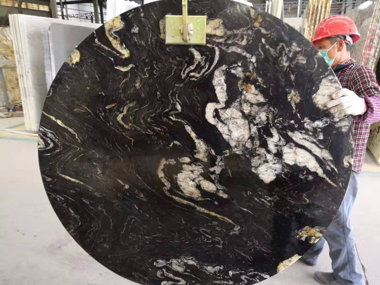 black sea wave titanium cosmic black granite for vanity top kitchen top