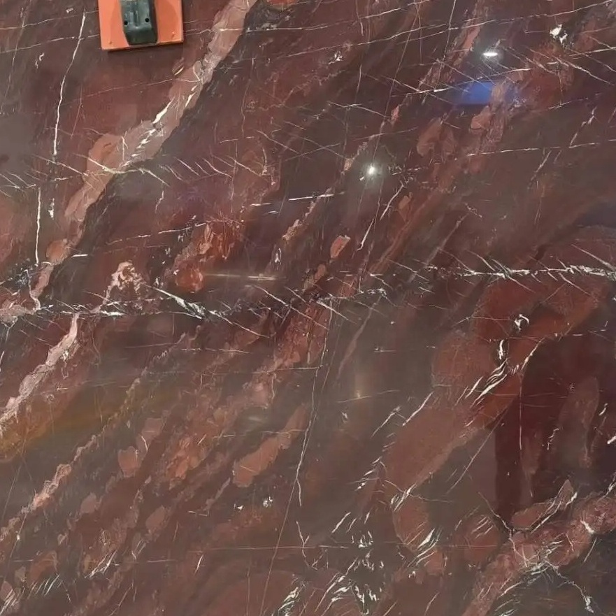 Red jasper Marble Top Dining Table Flooring Tiles agate onyx red Marble Slab