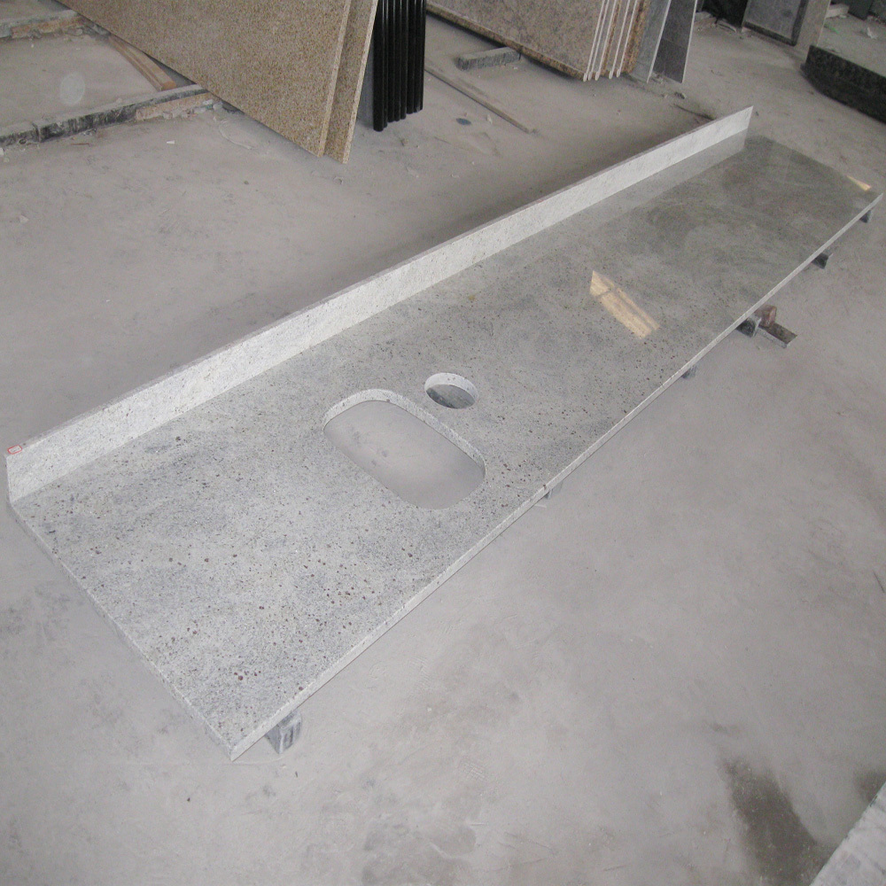 U shape Bullnose Edges Black Grey White Granite Kitchen Countertop