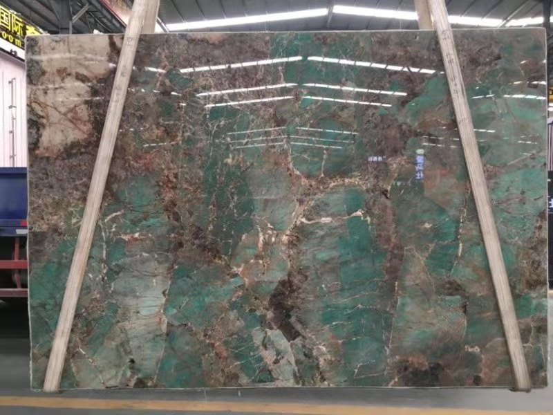 Amazonite turquoise green granite price for polished tiles and slabs