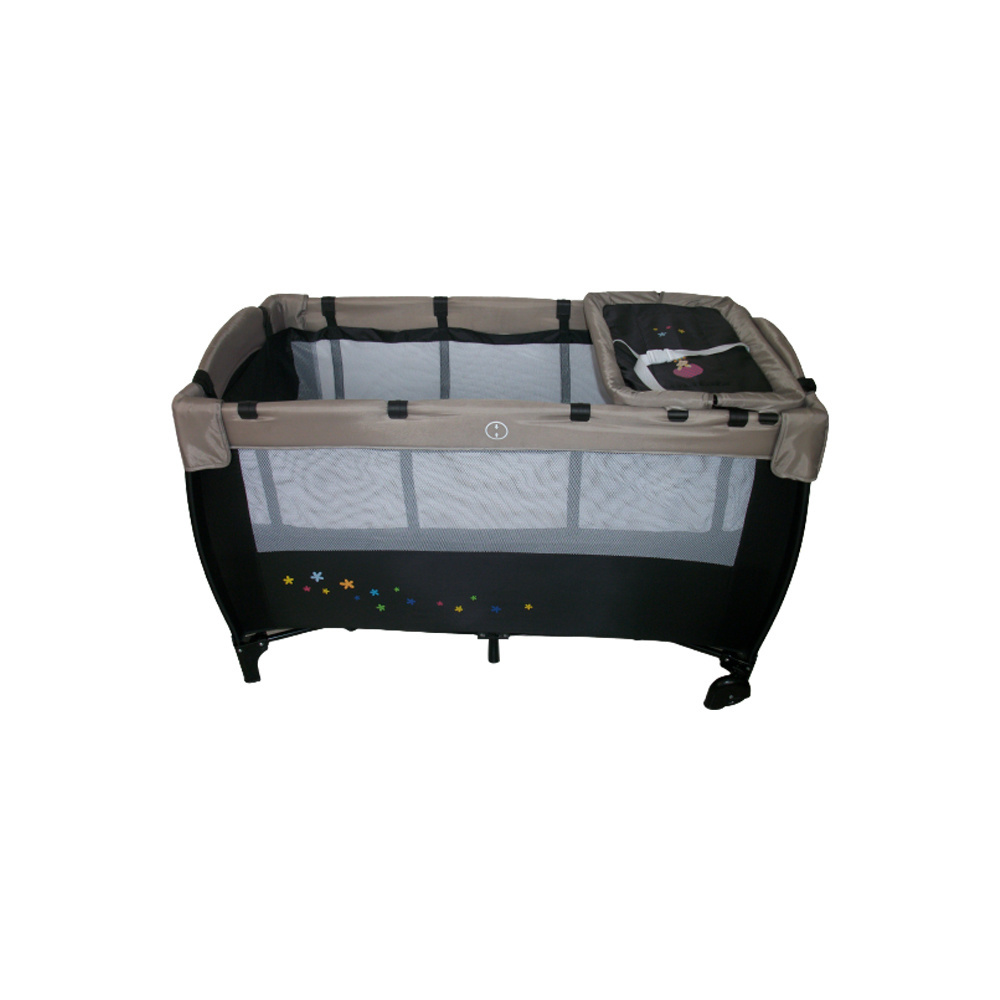 Playpen Folding Crib Baby Cribs With Canopy Changing Tables