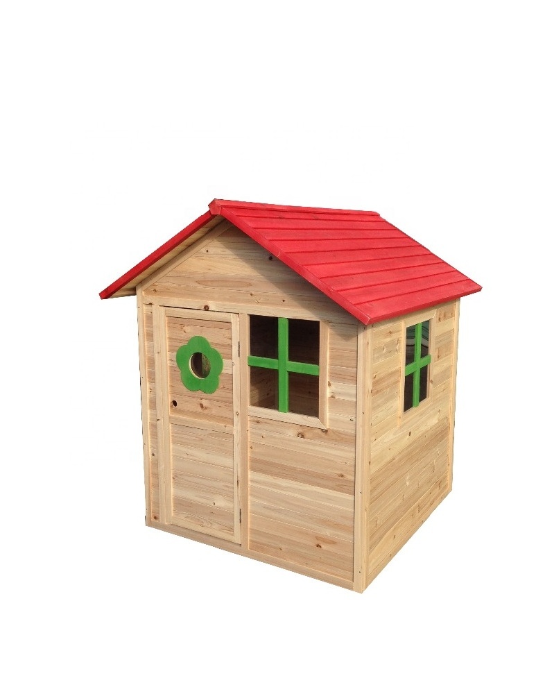 Wooden children cubby playhouse