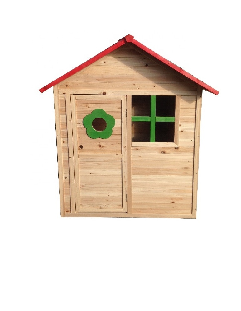 Wooden children cubby playhouse