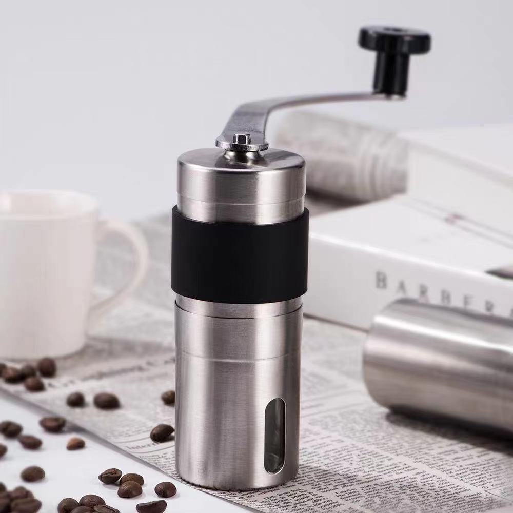 Hot selling custom logo stainless steel grinder manual coffee grinder