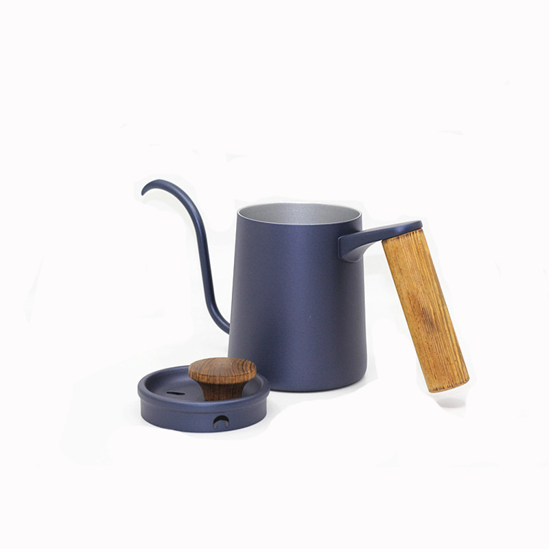 350ML/600ML Hand Drip Over Kettle Coffee Tea Water Pot Non-stick Stainless Steel Gooseneck Spout Long Mouth