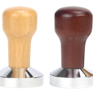 51 53 58mm Espresso Tamper Premium Barista Coffee Tamper with Flat Stainless Steel Base, Solid Wood Handle