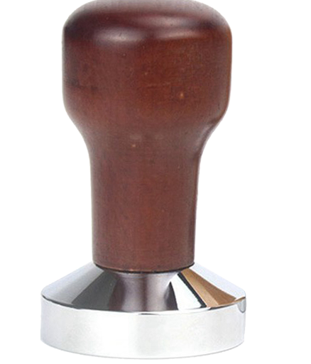 51 53 58mm Espresso Tamper Premium Barista Coffee Tamper with Flat Stainless Steel Base, Solid Wood Handle