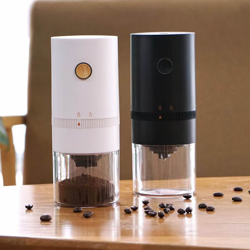 Electric Usb Charger Automatic Cordless Coffee Grinder Small Portable Electric Automatic Coffee Mill for Daily Use