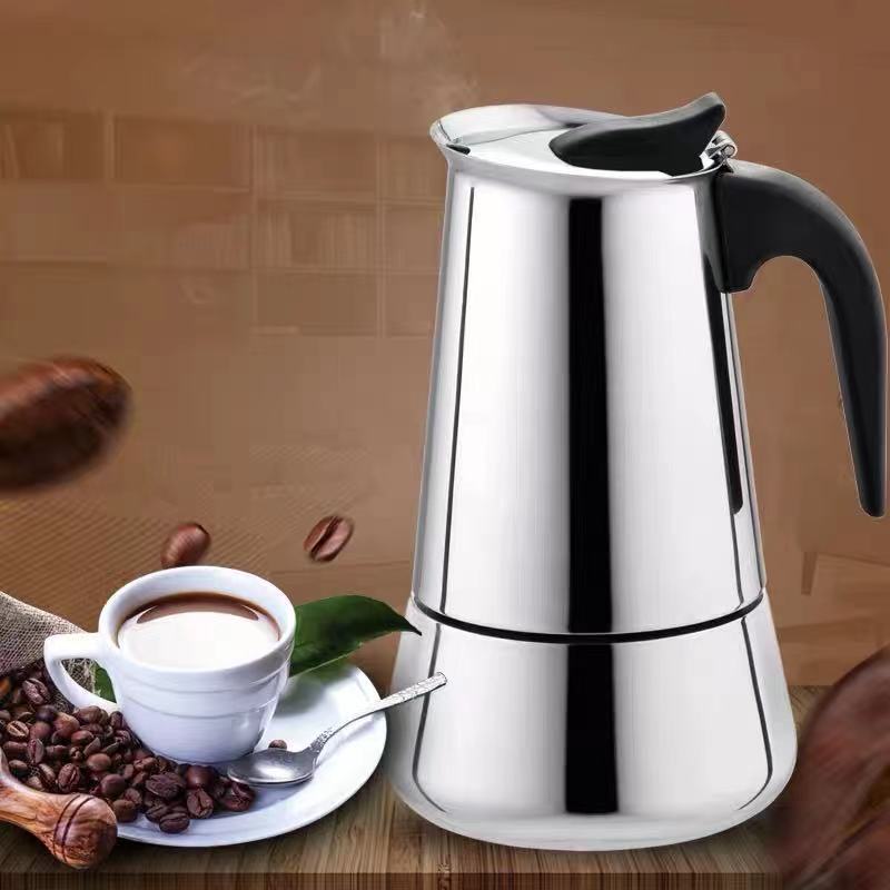 Wholesale Espresso 3/6/9 Cup Cafetiere Aluminium Coffee Mocha Moka Pot Espresso Maker