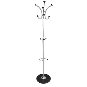 Finish metal Coat Rack With 12 Hooks Stand Hangers Hat Display Hall Hat Stand Clothing Rack With Marble Base For Entryway