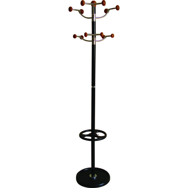 Home furniture metal stand hanging clothes coat rack with marble base WJD8191