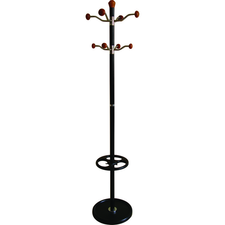 Home furniture metal stand hanging clothes coat rack with marble base WJD8191