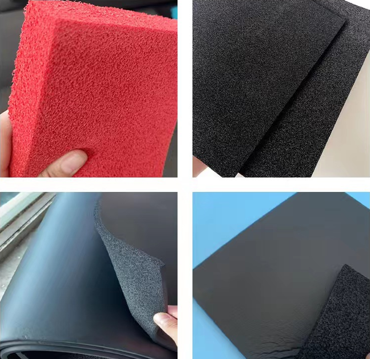 Weather seal Adhesive Black Foam EPDM car body guard strip neoprene seal rubber