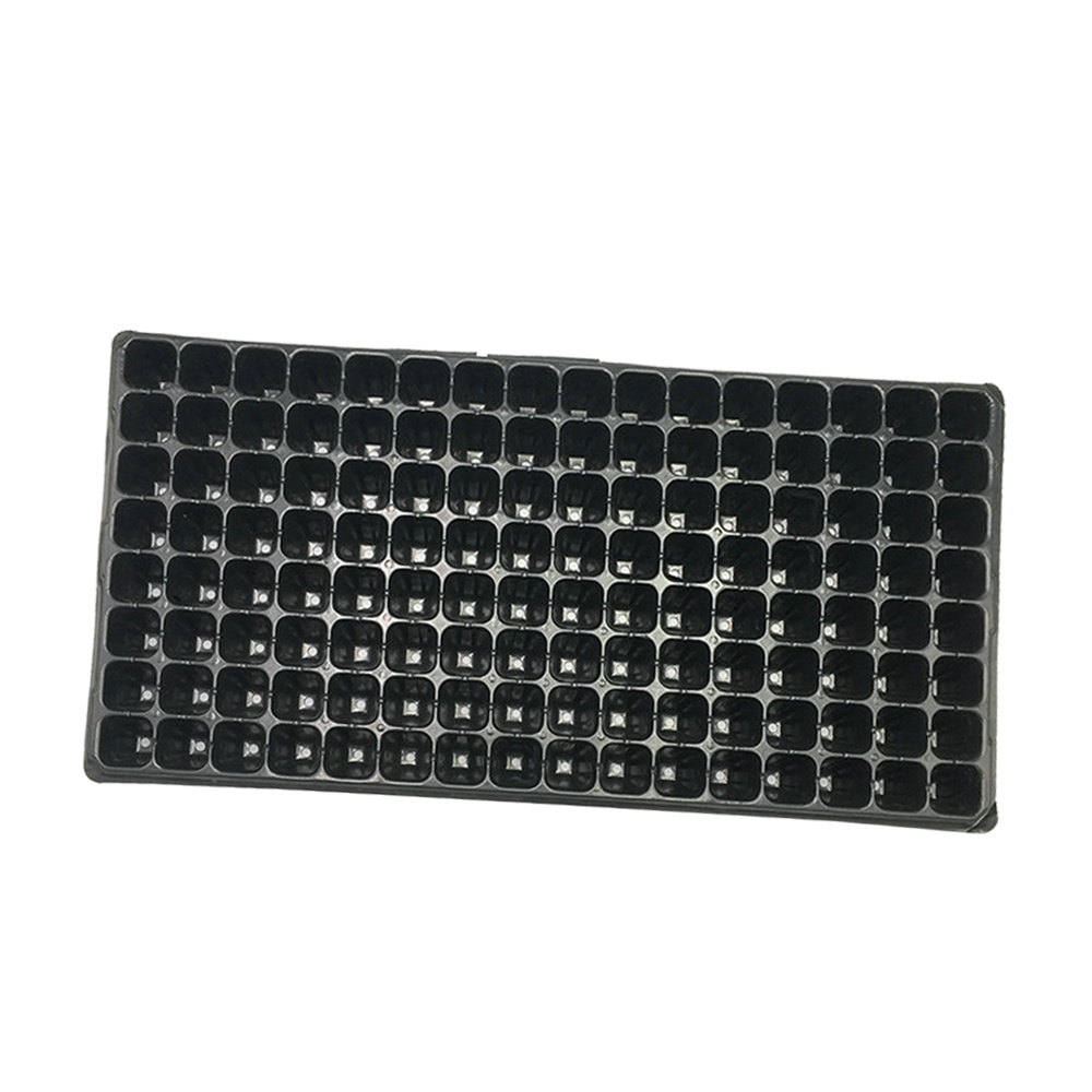 Ps Injection Molded Sugarcane Garden 128 Cells Seed Tray for Greenhouse Nursery Trays & Lids Customized Custom Logo Square