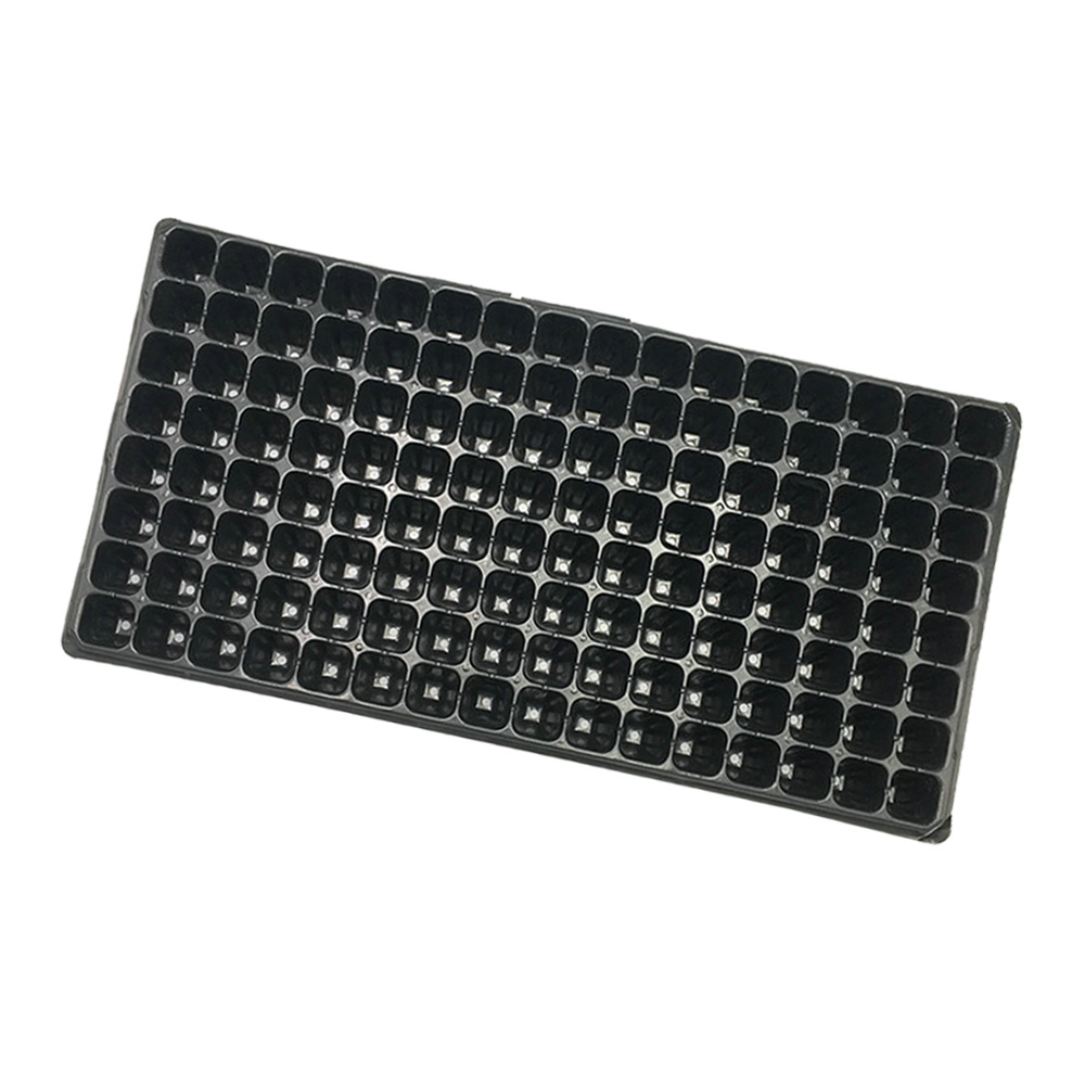 Ps Injection Molded Sugarcane Garden 128 Cells Seed Tray for Greenhouse Nursery Trays & Lids Customized Custom Logo Square